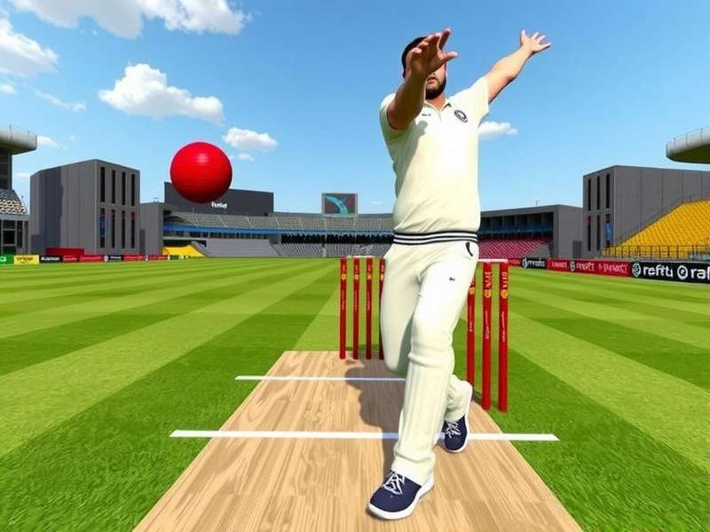 VR Cricket Bowling Master Gameplay